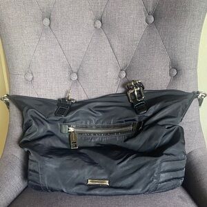 Burberry Black Nylon Tote Bag